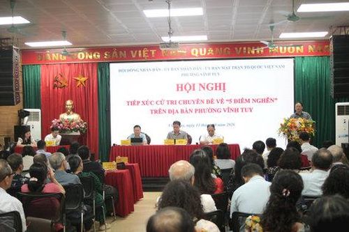 HĐND phường Vĩnh Tuy: Lắng nghe, đối thoại giải quyết triệt để '5 điểm nghẽn' đô thị