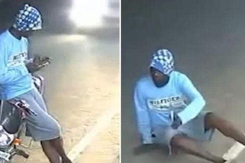 Video ô tô tông văng xe máy ở Ấn Độ, người ngồi trên xe hoàn toàn không sao