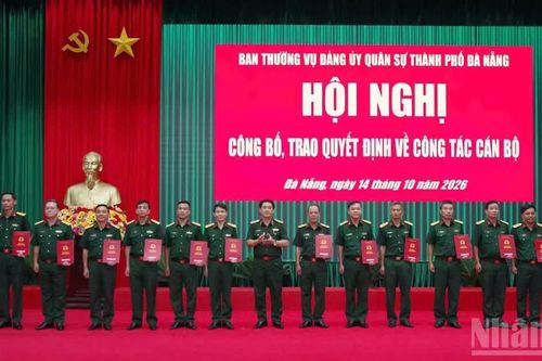Đà Nẵng kiện toàn chức vụ Chỉ huy trưởng, Chính trị viên Ban Chỉ huy quân sự các xã, phường