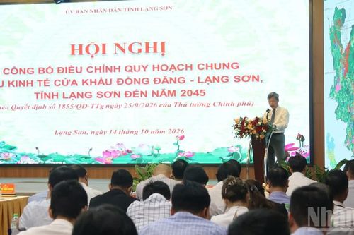 Công bố quy hoạch Khu kinh tế cửa khẩu Đồng Đăng-Lạng Sơn đến năm 2045