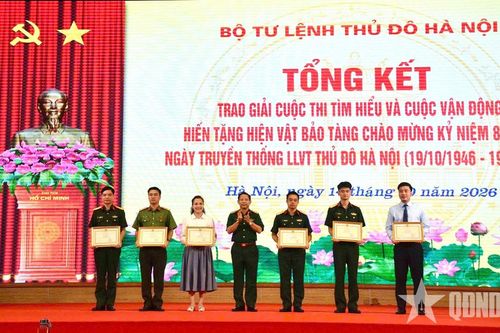 Hơn 36.500 bài dự thi tìm hiểu truyền thống lực lượng vũ trang Thủ đô