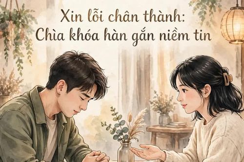 Xin lỗi chân thành: Chìa khóa hàn gắn niềm tin