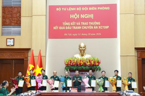 Trao thưởng các tập thể, cá nhân có thành tích xuất sắc trong đấu tranh Chuyên án XC726p