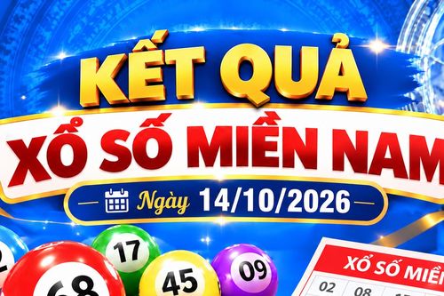 Kết quả xổ số miền Nam hôm nay ngày 14/10/2026