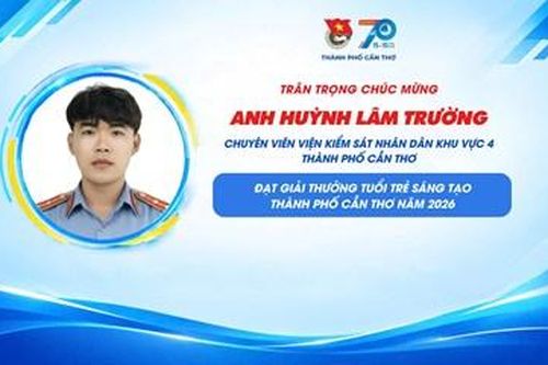 Vinh danh gương tuổi trẻ sáng tạo ngành Kiểm sát Cần Thơ