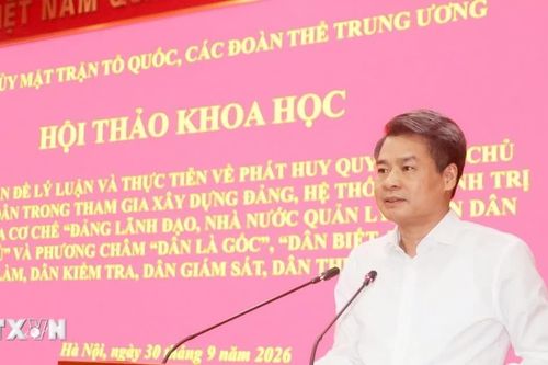 Công tác dân vận trong thực hiện Nghị quyết Đại hội XIV của Đảng