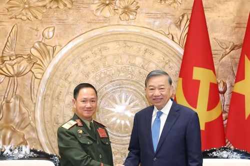 Tổng Bí thư, Chủ tịch nước Tô Lâm tiếp Bộ trưởng Quốc phòng Lào