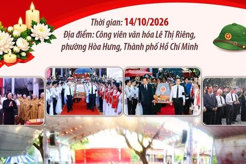 Lễ viếng, truy điệu và an táng 731 hài cốt liệt sỹ tại Thành phố Hồ Chí Minh