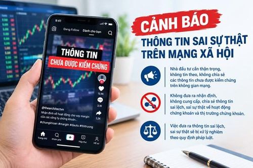 Ủy ban Chứng khoán Nhà nước cảnh báo thông tin sai sự thật trên mạng xã hội