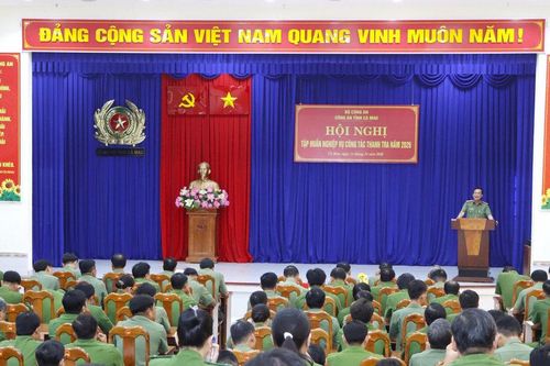 Công tác thanh tra góp phần giữ nghiêm kỷ luật trong lực lượng Công an Cà Mau