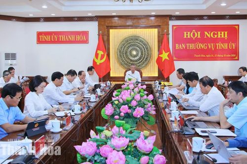 Ban Thường vụ Tỉnh ủy cho ý kiến vào các tờ trình của Ban Thường vụ Đảng ủy UBND tỉnh