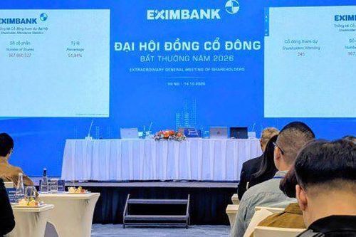 Eximbank họp cổ đông lần thứ 3 trong năm: Bầu Tổng Giám đốc trở lại HĐQT, Chủ tịch lý giải vì sao đa phần thành viên HĐQT là người nước ngoài