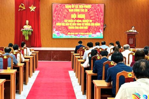 Xã Tiên Phước tập huấn kỹ năng bảo vệ nền tảng tư tưởng của Đảng