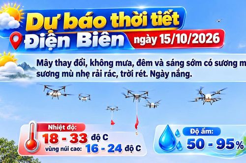 Bản tin Dự báo thời tiết ngày 15/10/2026