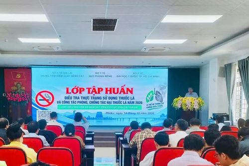 Gia Lai tập huấn điều tra thực trạng sử dụng thuốc lá năm 2026