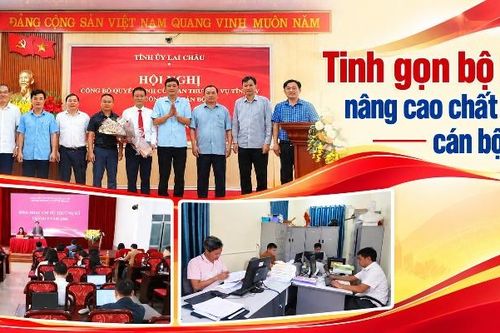 Tinh gọn bộ máy, nâng cao chất lượng cán bộ