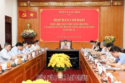 Lai Châu quyết tâm tăng trưởng GRDP 10%, phấn đấu giải ngân 100% kế hoạch vốn đầu tư công năm 2026