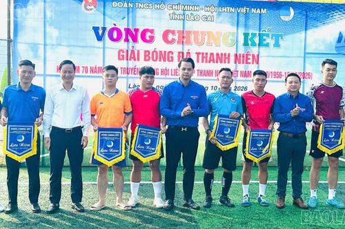 Khai mạc Vòng chung kết Giải bóng đá Thanh niên tỉnh Lào Cai năm 2026