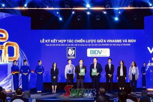 BIDV và VINASME hợp tác kết nối tài chính số
