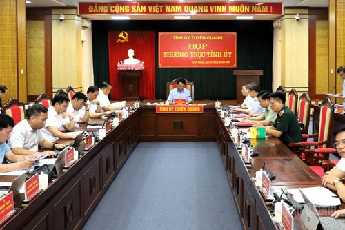 Thường trực Tỉnh ủy cho ý kiến vào các chủ trương quan trọng