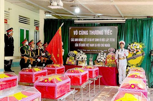 [CẬP NHẬT] - Tuyên Quang tổ chức Lễ tiễn đưa, di chuyển hài cốt liệt sĩ