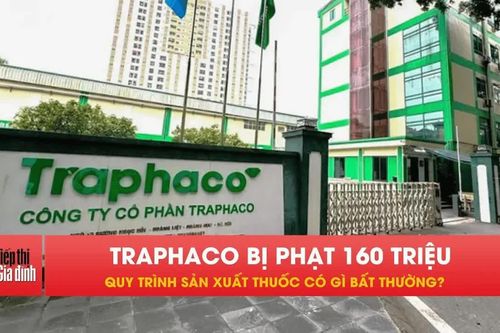 Traphaco bị phạt 160 triệu đồng vì loạt vi phạm trong sản xuất