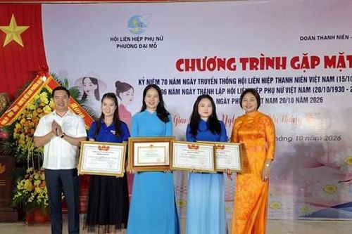 Phường Đại Mỗ: Gặp mặt các thanh niên, phụ nữ tiêu biểu