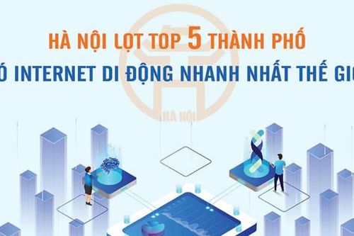 Hà Nội lọt top 5 thành phố có internet di động nhanh nhất thế giới