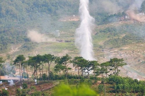 Quảng Ninh: Diễn tập thực binh bắn đạn thật