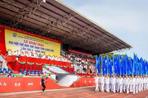 Khai mạc Đại hội Thể dục thể thao tỉnh Lạng Sơn lần thứ X năm 2026