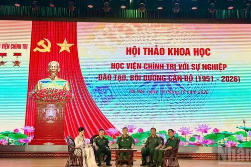 Hội thảo khoa học 'Học viện Chính trị với sự nghiệp đào tạo, bồi dưỡng cán bộ (1951-2026)'