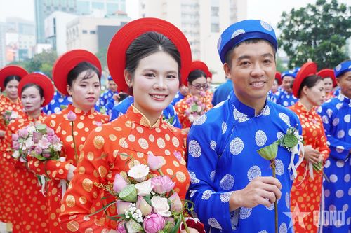 Độc đáo lễ cưới tập thể tại TP Hồ Chí Minh