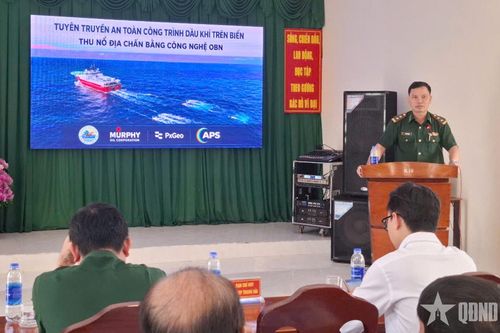 Bộ đội Biên phòng tỉnh Lâm Đồng tuyên truyền bảo đảm an ninh, an toàn cho hoạt động khảo sát địa chấn trên biển