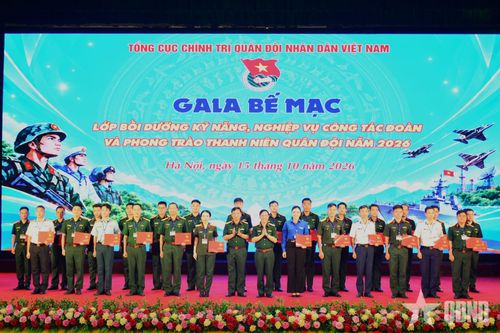 Bế mạc lớp bồi dưỡng kỹ năng, nghiệp vụ công tác Đoàn toàn quân năm 2026