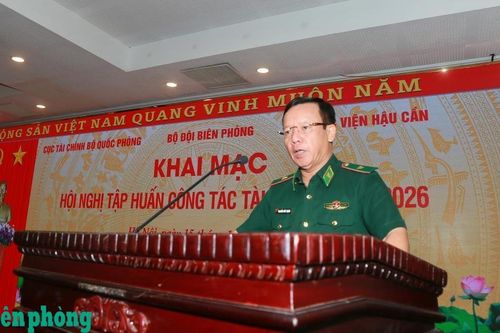 Khai mạc Hội nghị tập huấn công tác tài chính trong Bộ đội Biên phòng năm 2026