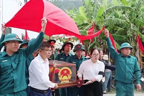 Quê hương đón người con anh hùng trở về sau gần nửa thế kỷ nằm lại chiến trường