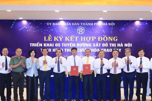 Hà Nội ký hợp đồng 'chìa khóa trao tay' làm 5 tuyến metro, vận hành trước năm 2031