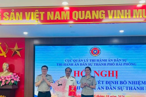 Bổ nhiệm Phó Trưởng THADS thành phố Hải Phòng