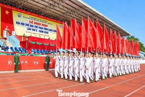 Lạng Sơn khai mạc Đại hội Thể dục thể thao lần thứ X năm 2026