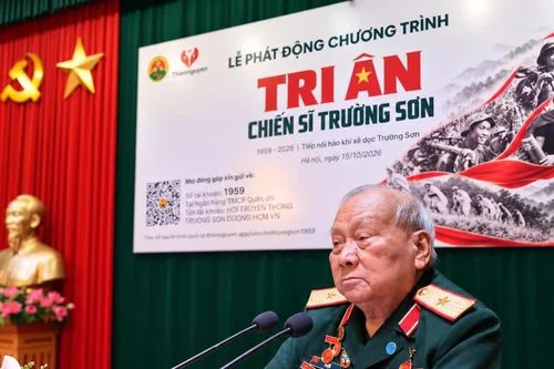 Nối dài vòng tay tri ân cựu chiến sĩ Trường Sơn