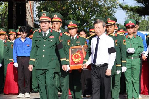 Cần Thơ: Truy điệu và an táng 120 hài cốt liệt sĩ