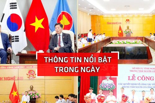 Nghệ An: Thông tin nổi bật ngày 15/10