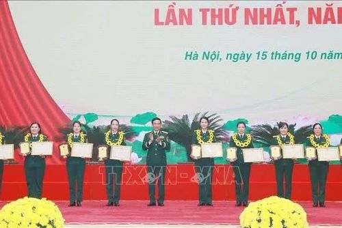 Vinh danh 79 tập thể, cá nhân nhận Giải thưởng Phụ nữ Quân đội