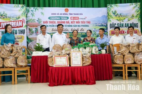 Xã An Nông livestream đưa bún, bánh đa, miến quê đến người tiêu dùng cả nước