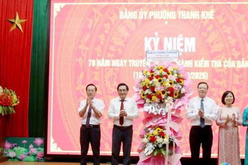 Phường Thanh Khê kỷ niệm 78 năm ngày truyền thống ngành Kiểm tra Đảng