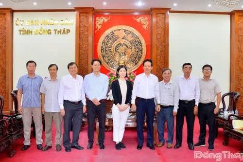 Đồng Tháp làm việc với ADB về dự án tuyến đường bộ ven biển