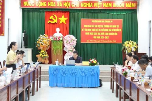Giám sát tiến độ các dự án đầu tư ngoài ngân sách tại phường Quy Nhơn Tây