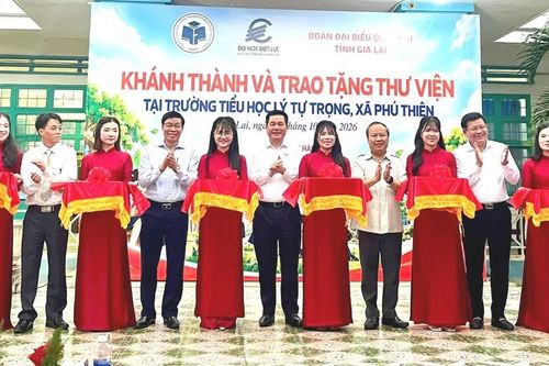 Khánh thành và trao tặng thư viện tại Trường Tiểu học Lý Tự Trọng
