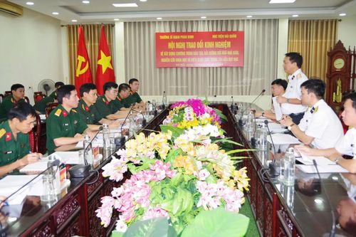 Học viện Hải quân trao đổi kinh nghiệm đổi mới giáo dục và đào tạo, nghiên cứu khoa học