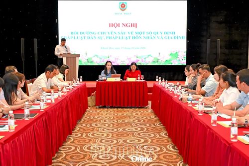 Bộ Tư pháp tổ chức bồi dưỡng chuyên sâu về pháp luật dân sự, hôn nhân và gia đình